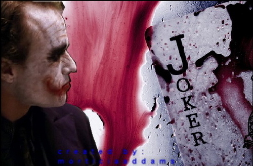  Joker's bloody card