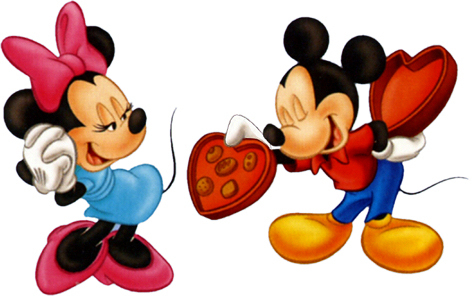  Mickey and Minnie Valentine siku