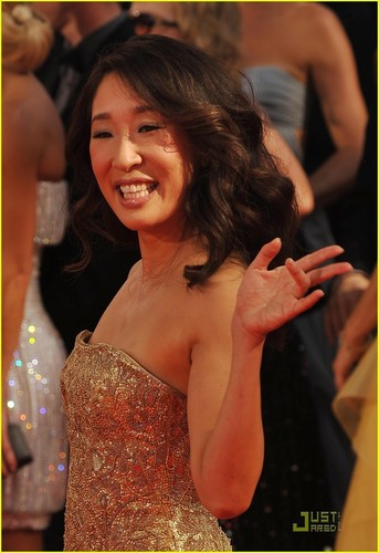  Sandra @ 2009 Emmy Awards