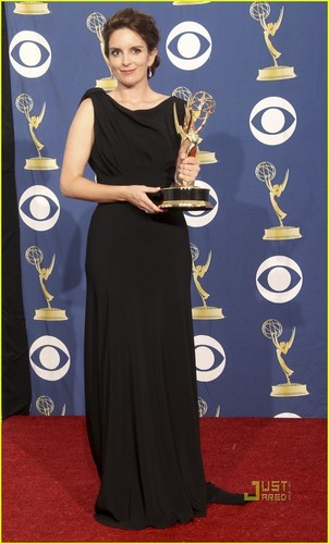 Tina Fey @ Emmys Red Red Carpet 