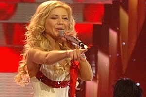  Tina Karol at competition Eurovision.