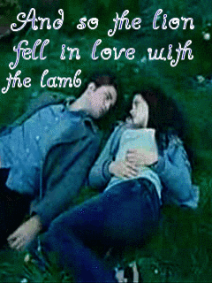  and so the lion fell in प्यार with the lamb<3
