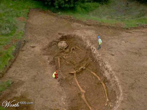  giant skeletons found