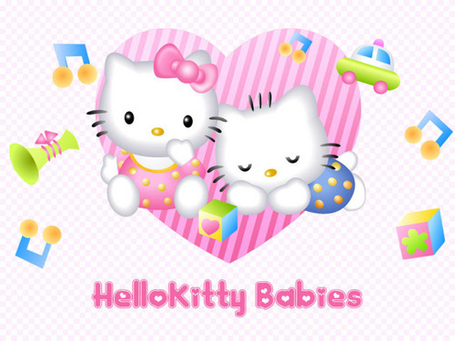  Hello Kitty bebés fondo de pantalla