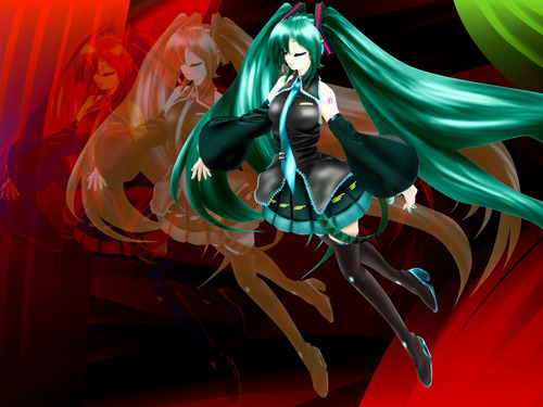  Miku Hatsune Vocaloid fondo de pantalla