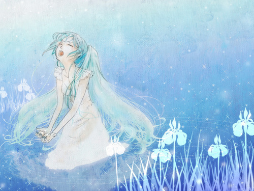  Miku Hatsune Vocaloid Hintergrund