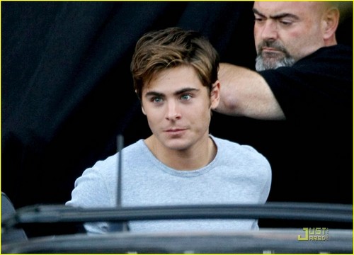 Zac Efron leaves The Death & Life of Charlie St. Cloud set in Vancouver (September 25th)