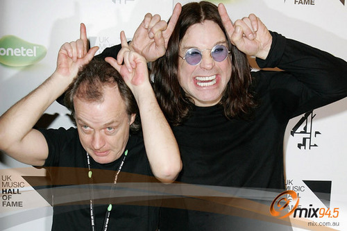 Angus and Ozzy Osbourne