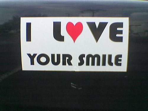 I love your smile
