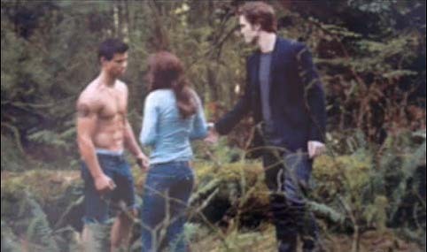  Jacob, Bella and Edward from The Movie Companion