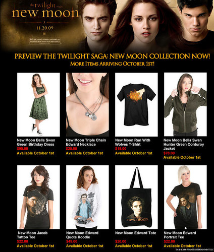  New Moon Items to buy!