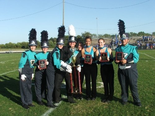  SHS Band Trophie and plaques from prelimbs and finalsl all of them!+guard awards