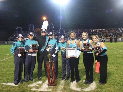  SHS Band Trophie and plaques from prelimbs and finalsl all of them!+guard awards