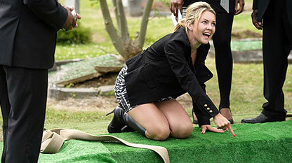  Stacey Slater at Trina's grave