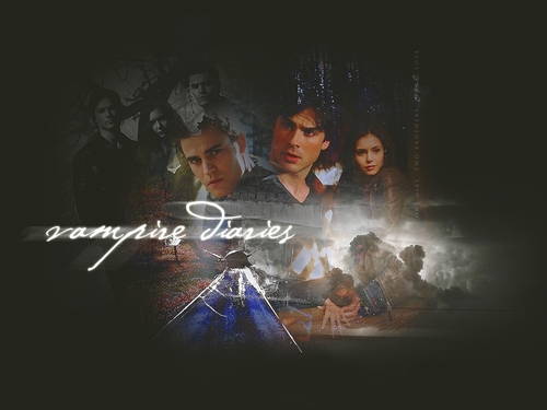 Stefan, Elena and Damon