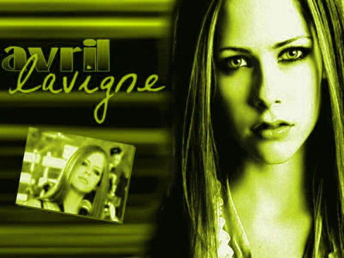  avril green background :)