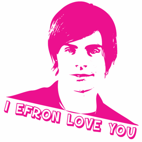  A NEW ZAC EFRON T-SHIRT