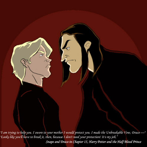 Draco and Snape in Ch15 - HBP