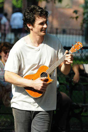  James Franco on set in NYC