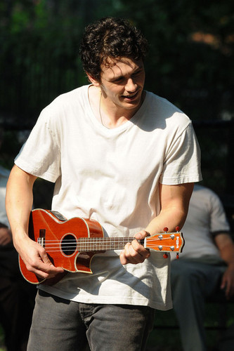  James Franco on set in NYC