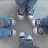 me and my girlfriends bought same all-star sneakers lol smile_its_ME photo